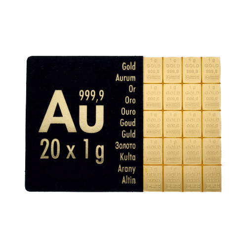 CombiBar 20 g Gold Vorderseite