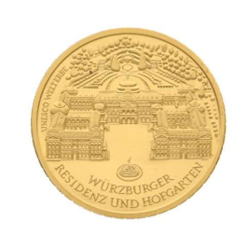 Goldmünze 100 Euro Würzburg