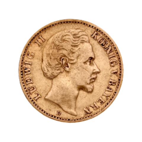 10 Mark Ludwig II Bayern