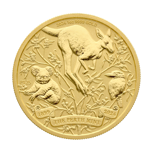 Perth Mint 125th Anniversary 1oz obverse
