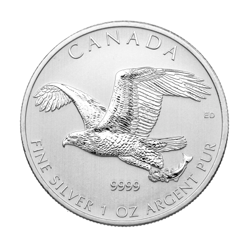 Canadian Birds of Prey - Bald Eagle 1 oz obverse
