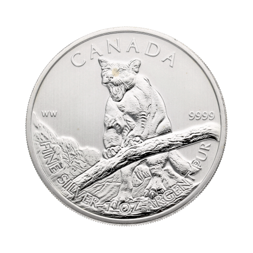 Canadian Wildlife Series - Cougar 1 oz obverse