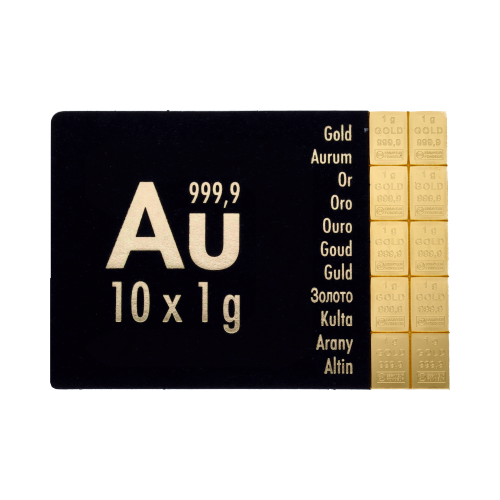 CombiBar 10 g gold obverse