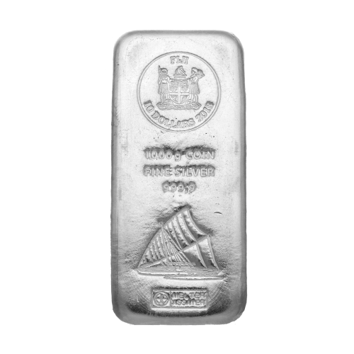 Fiji Silver Coin bar 1 kg obverse