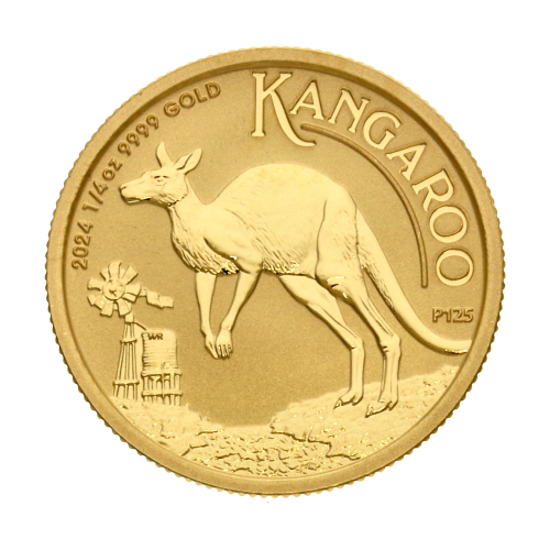 Kangaroo 1/4 oz obverse