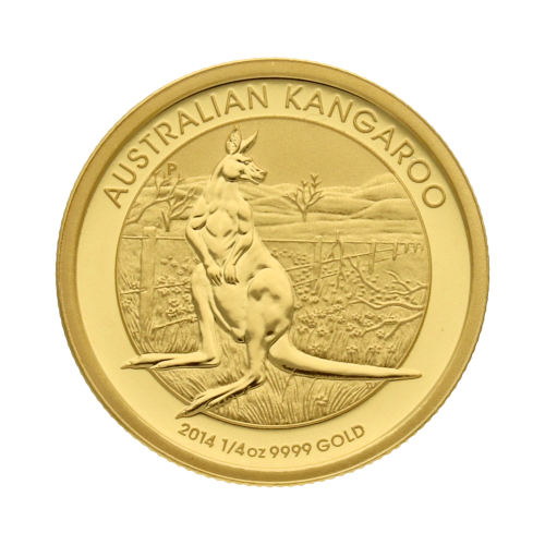 Kangaroo 1/4 oz obverse