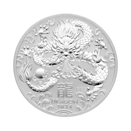Lunar III Dragon 2 oz obverse