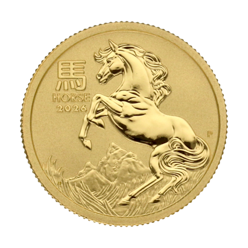 Lunar Series III – Year of the Horse 2026 1/10 oz obverse