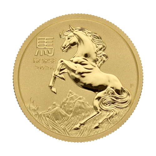 Lunar Series III – Year of the Horse 2026 1/4 oz obverse