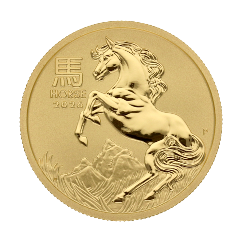 Lunar Serie III – Jahr des Pferdes 2026 2 oz