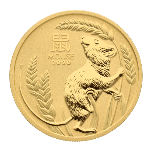 Lunar III Rat 2 oz obverse