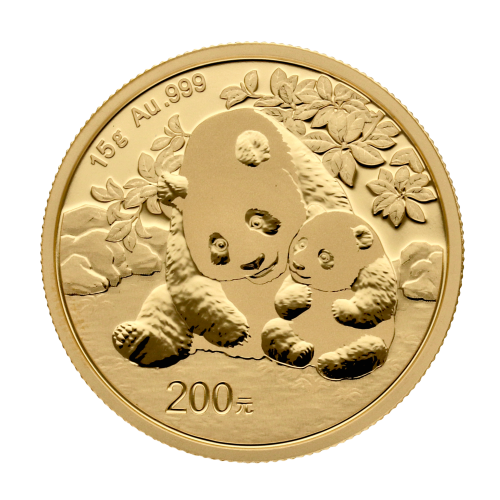 Panda 15 g obverse