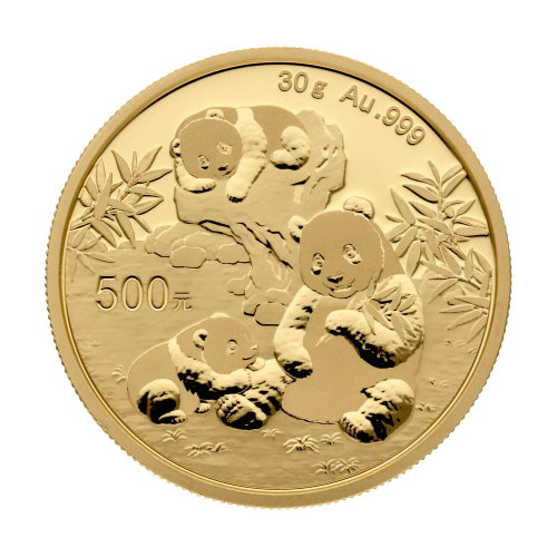 Panda 30 g obverse