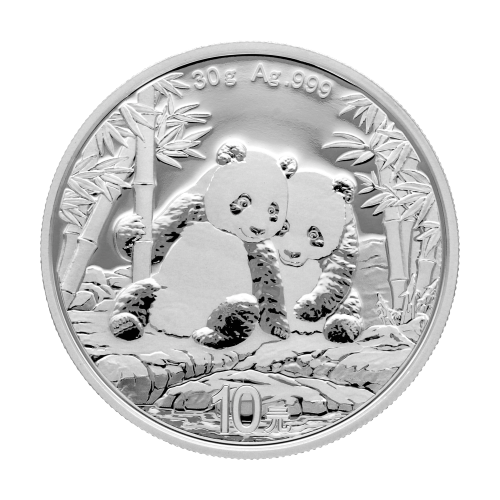Panda 30 g obverse