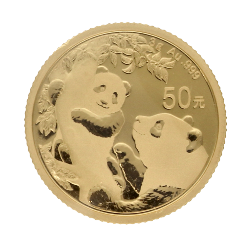 Panda 3 g obverse