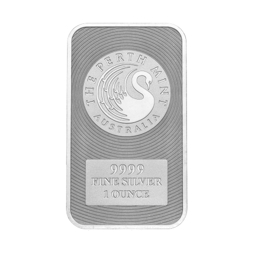 Silver bar 1 oz Perth Mintv obverse