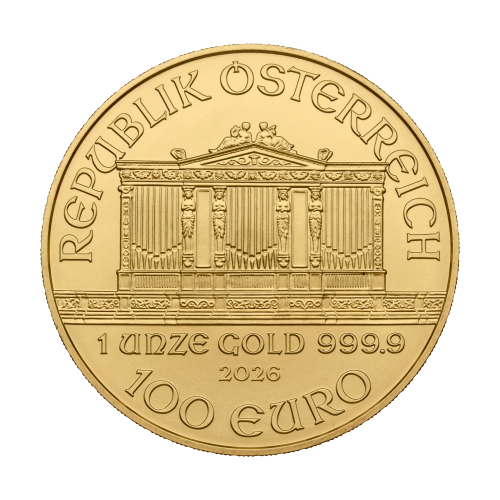 Vienna Philharmonic 1 oz obverse
