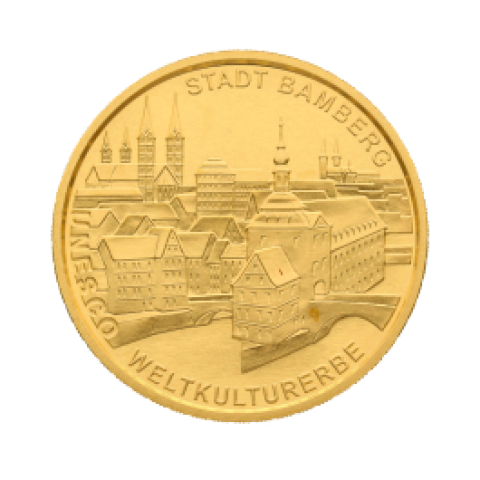 gold coin 100 Euro Bamberg