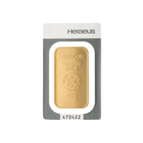 Gold bar 100 g