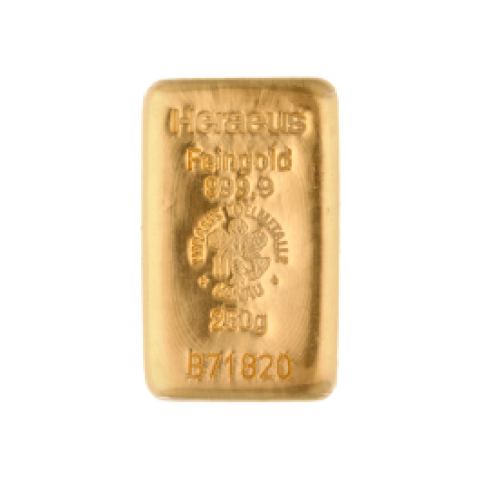 Gold bar 250 g
