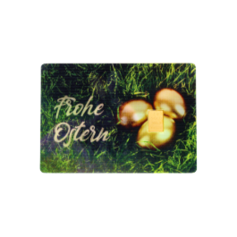 Gold bar 1 g Easter