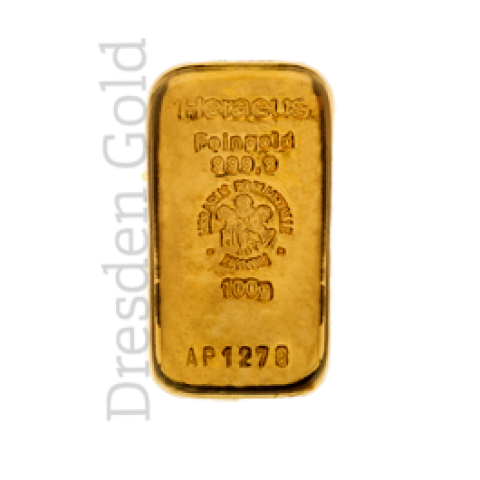 Gold bar 100 g