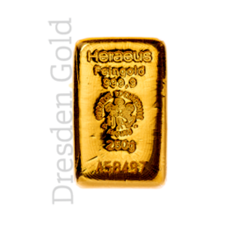 Gold bar 250 g