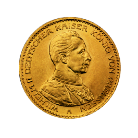 Wilhelm II uniform 20 Mark 
